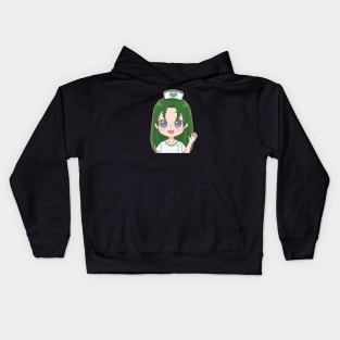 Hi! Nurse Mori Anime Character Kids Hoodie